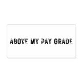 中支給等級のゴム印より上 ラバースタンプ (インプリント)