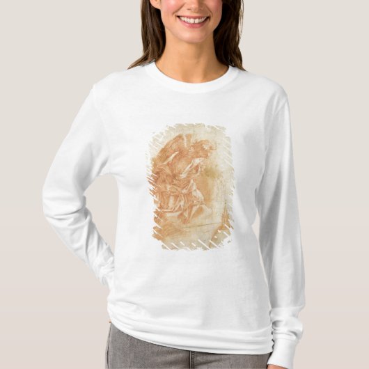 中断された天使および建築スケッチ、c.1600 tシャツ (正面)