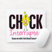 中断する乳癌のひよこ マウスパッド (マウス)