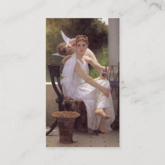 中断する仕事ウィリアム・アドルフ・ブグロー 名刺 (正面)