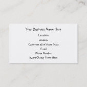 中断する羽 名刺 (裏面)