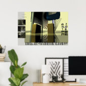 中断とサポート ポスター (ホームオフィス)