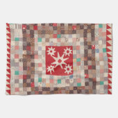 中星付きキルト キッチンタオル (横)