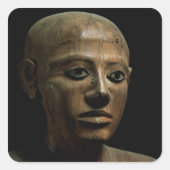 中智首相の像 – アシュート出身、中部初期 スクエアシール (正面)