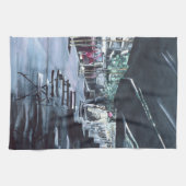 中朝の太陽が保護 キッチンタオル (横)