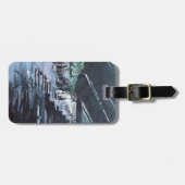 中朝の日差しで保護 ラゲッジタグ (正面横)