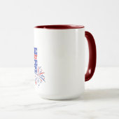 中期的おもしろいな選挙のコーヒー愛をトランプ マグカップ (正面右)