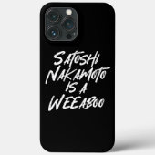 中本聡はWEEABOOのiPhone CASだ Case-Mate iPhoneケース (裏面)