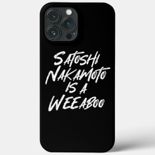中本聡はWEEABOOのiPhone CASだ iPhone 13 Pro Maxケース