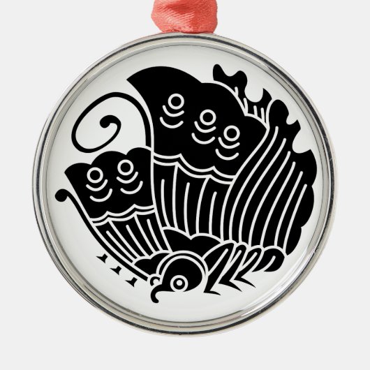 中村吉右衛門 メタルオーナメント (正面)