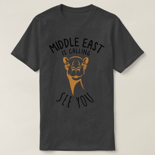 中東からの電話 Tシャツ (デザイン正面)