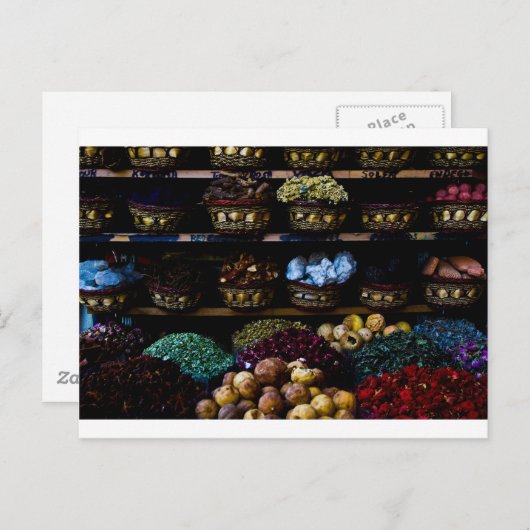 中東のスパイス ポストカード (正面/裏面)