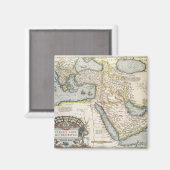 中東の地図 マグネット (正面/裏面)