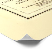 中東の地図(1885) ポスター (角)