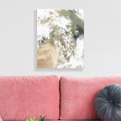 中東の塵の嵐 キャンバスプリント (インサイチュ (リビング))