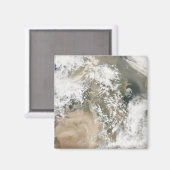 中東の塵の嵐 マグネット (正面/裏面)