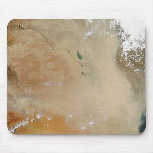 中東の塵嵐 マウスパッド (正面)