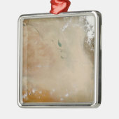 中東の塵嵐 メタルオーナメント (左)