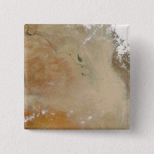 中東の塵嵐 缶バッジ (正面)