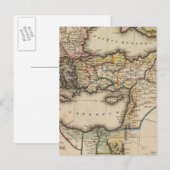 中東アトラスマップ ポストカード (正面/裏面)