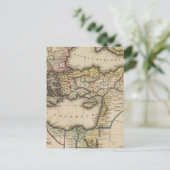 中東アトラスマップ ポストカード (スタンド正面)