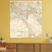 中東アラビア地図 キャンバスプリント (インサイチュ (リビング))