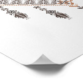 中東アラブモダンニュートラル自然タレズ ポスター (角)