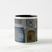 中東トルコとイスタンブールの都市、2つの ツートーンマグカップ (中央)