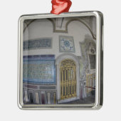 中東トルコとイスタンブールの都市、2つの メタルオーナメント (左)