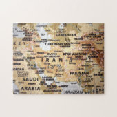 中東地図のパズル ジグソーパズル (横)