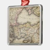 中東地図書の地図 メタルオーナメント (左)