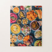 中東産アラブ料理 ジグソーパズル (縦)