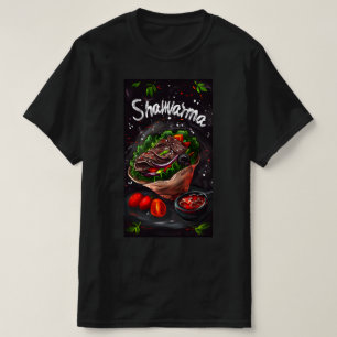 中東産牛肉シャワルマشاورما لحمة Tシャツ