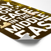 中東祈平和ポスター ポスター (角)