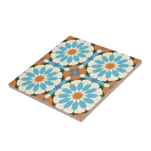 中東花モダン形瓦 タイル (側面)