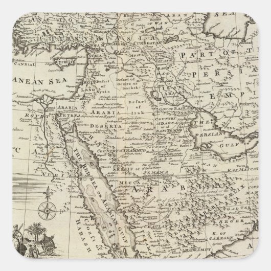 中東 スクエアシール (正面)