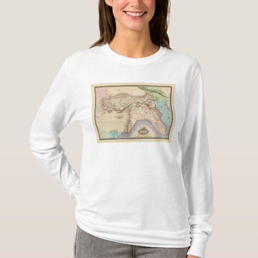 中東、トルコ、シリア、アジア Tシャツ (正面)