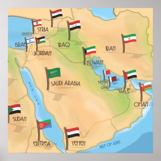 中東 ポスター (正面)