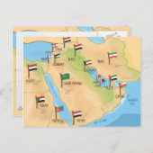 中東 ポストカード (正面/裏面)
