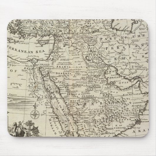 中東 マウスパッド (正面)
