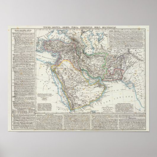 中東、南アジア ポスター (正面)