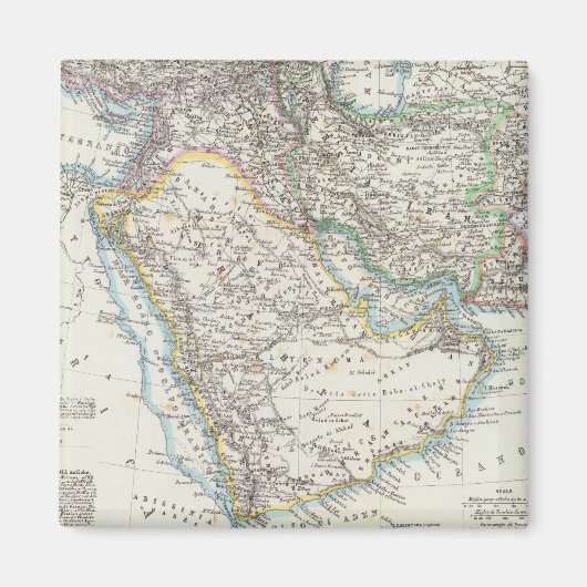 中東、南アジア マグネット (正面)