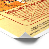 「中東：1980年に発生した混乱の中で ポスター (角)