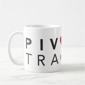 中枢の追跡者(ハート)のマグ コーヒーマグカップ (左)