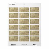 中横ロマンチックな薬用ラベル ラベル (フルシート)