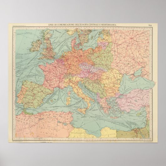 中欧通信910回線 ポスター (正面)