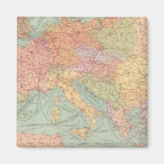 中欧通信910回線 マグネット (正面)