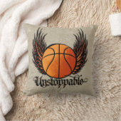 中止不可（バスケットボール） クッション (ブランケット)