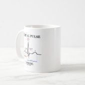 中正常な脈拍 コーヒーマグカップ (正面左)