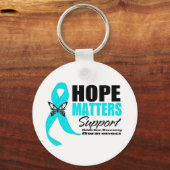 中毒の回復に関する希望 キーホルダー (正面)